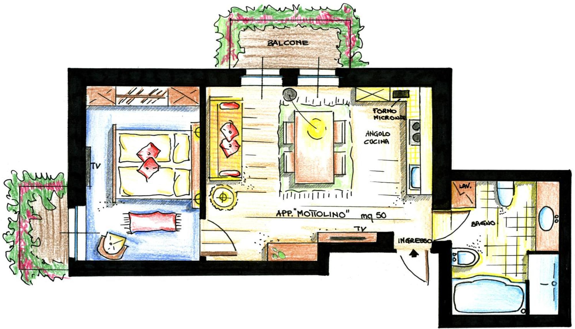 Chalet Mattias Livigno Zimmer foto